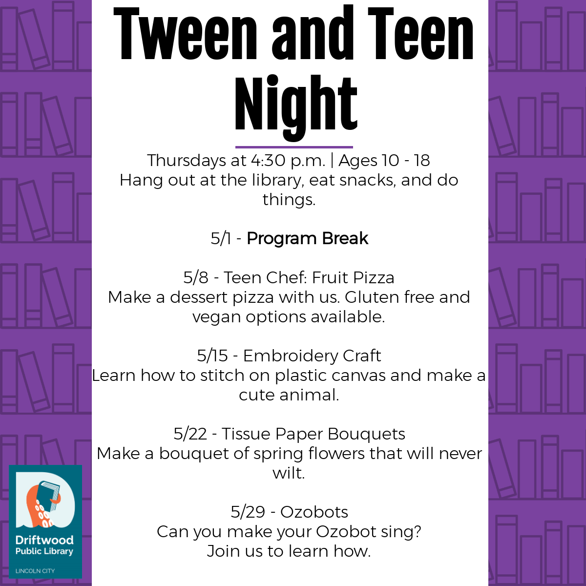 Tween and Teen Night